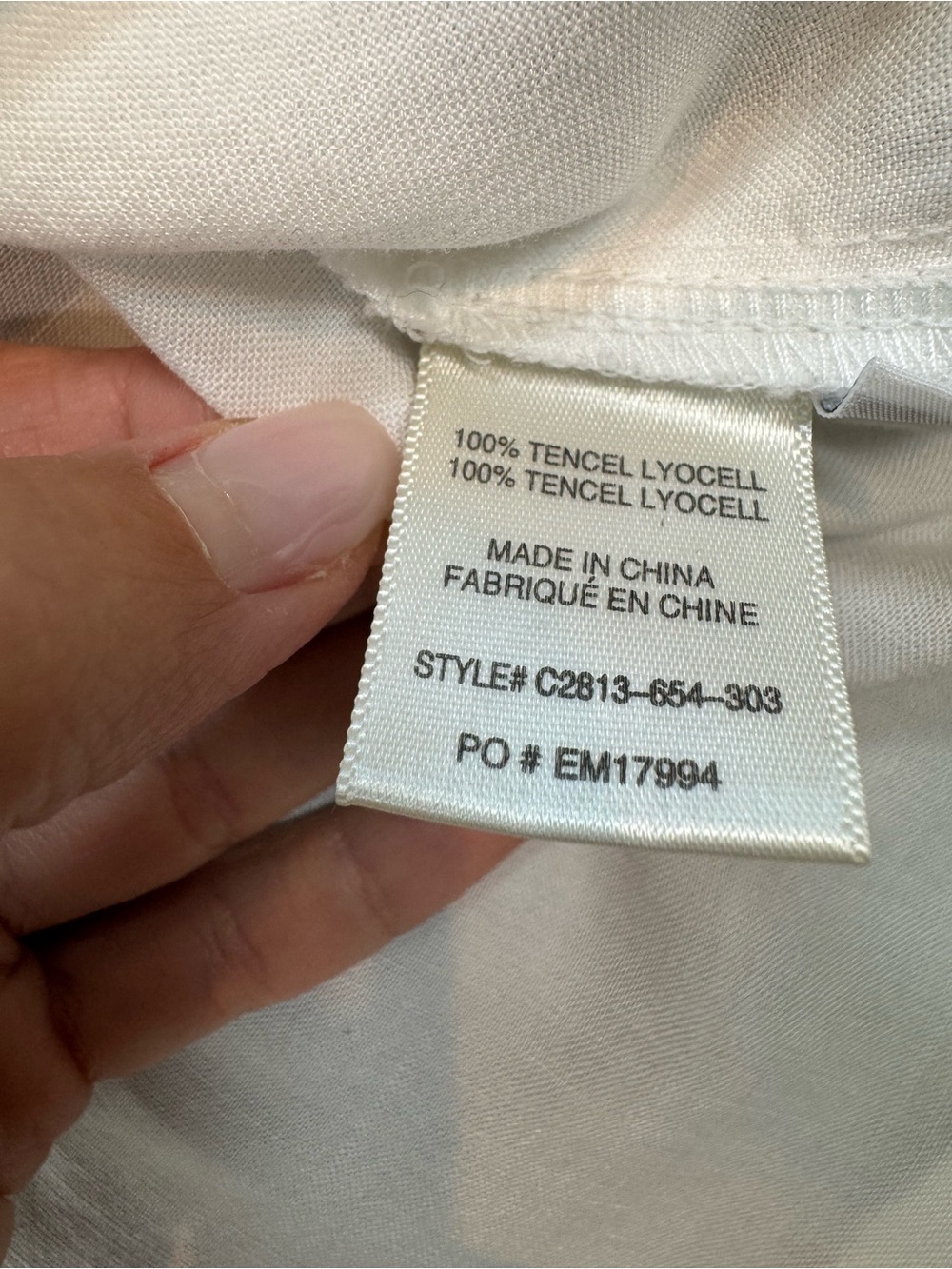 Cloth & Stone White Button-Down Shirt | Small | 100% Tencel Lyocell - Picture 5 of 8